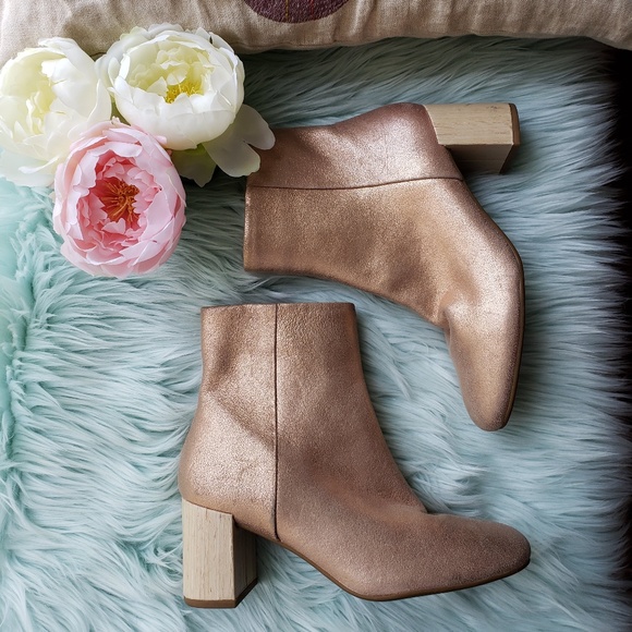 taryn rose cassidy block heel bootie
